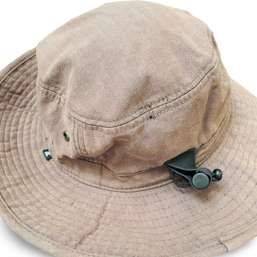 Kooringal Hat Brown Cotton Booney Safari Sun Hat Men L 61cm Unisex Gorpcore Prep - Picture 6 of 11